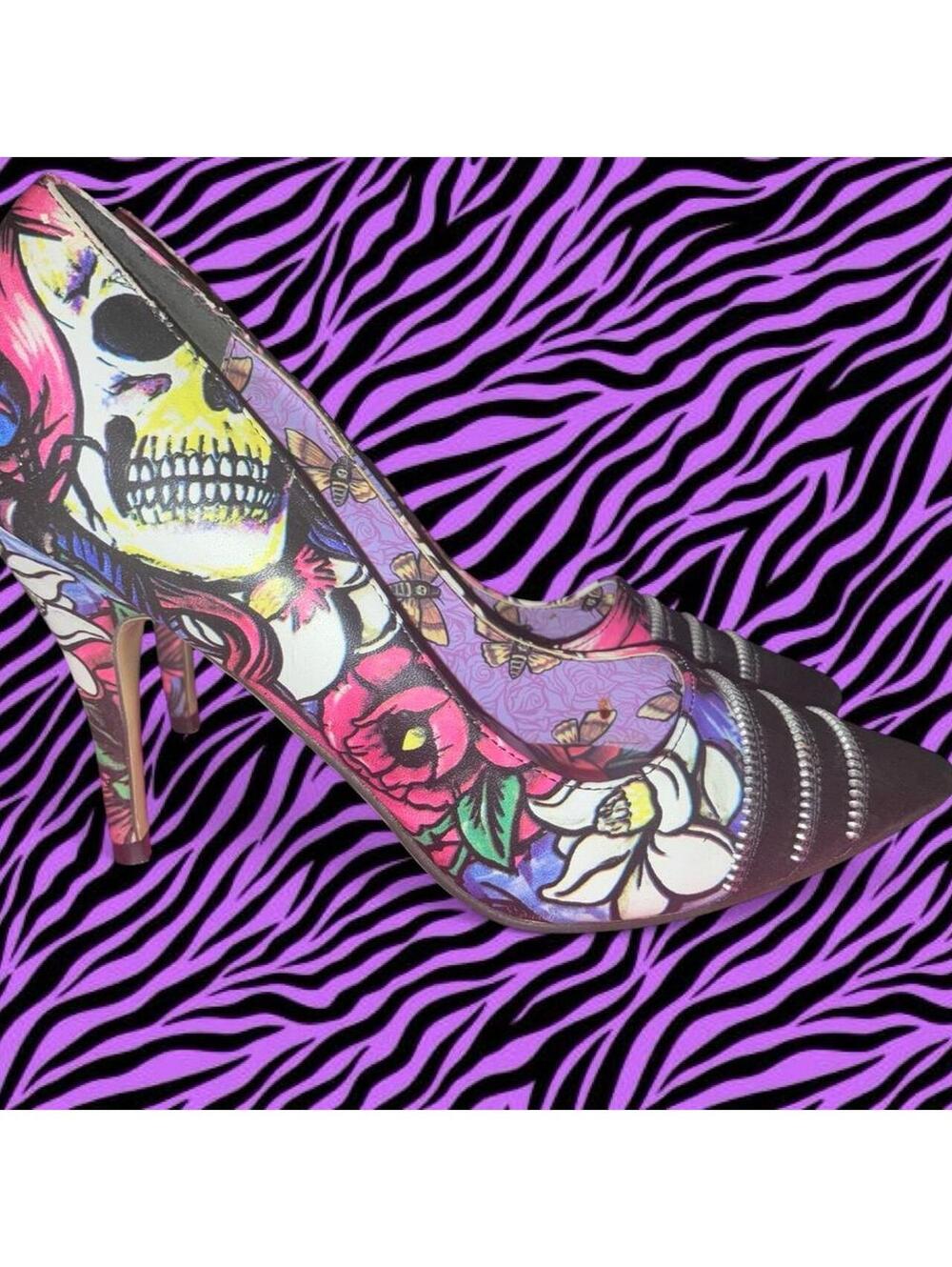 Remind him you are 'Dead Crazy' with these INSANE Iron Fist Muerte heels